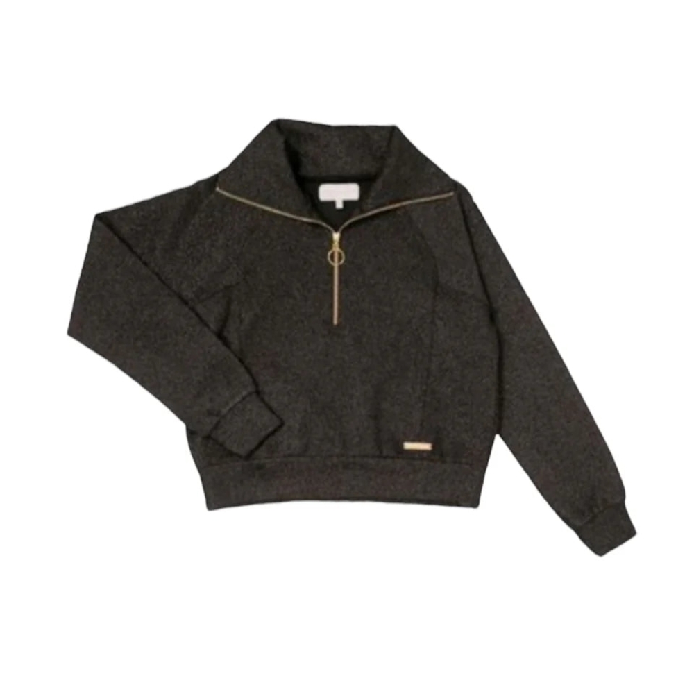 Simply Southern Black Quarter-Zip Pullover